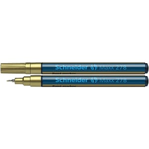 Marker Schneider, Maxx 278, Pe baza de vopsea, Varf 0.8 mm, Auriu