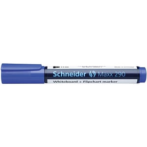 Marker pentru tabla Schneider, Maxx 290, varf rotund 2-3 mm, albastru