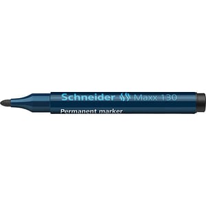 Marker permanent Schneider, 130, varf rotund, 1-3 mm, negru