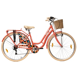 Bicicleta Oras Devron Grazia 6S, roata 28", L, Portocaliu