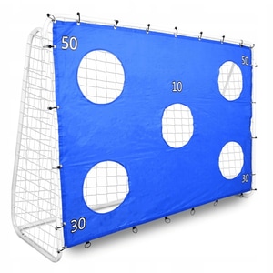 Poarta fotbal din plasa cu tinta antrenament Selgot, Dimensiune 240 x 170 x 85 cm