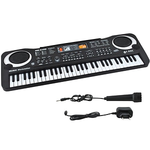 Orga electronica pentru copii NYTRO MQ-6 Piano, 61 de clape, 10 ritmuri si 8 efecte + Microfon