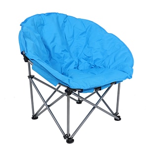 Scaun camping DacEnergy, pliant, structura metalica, sezutul si spatarul sunt fabricate din poliester, 80 x 80 x 75, albastru