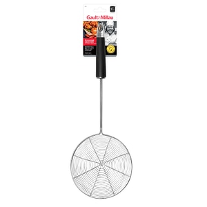 Paleta strecuratoare inox cu maner ergonomic Gault&Millau, 14 cm, negru