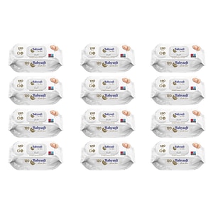 Set servetele umede BabySoft Premium, 12 x 120 buc