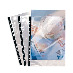 File de protectie Exacompta, Cristal, grosime 90 microni, 100 bucati/set