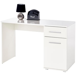Birou Lima B1, alb, PAL melaminat, 120X55X77 CM