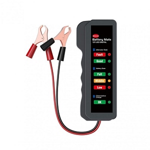 Tester Baterie si Alternator Auto Techstar, Conectare direct la baterie, 12V, Usor de utilizat