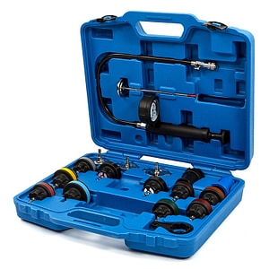 Trusa pentru verificarea sistemului de racire auto Hbm machines, 0-35 PSI