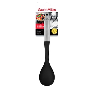 Lingura plastic anti zgarieturi cu maner inox Gault&Millau, 33 cm
