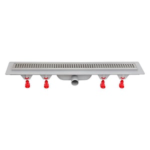 Rigola dus cu gratar din otel inoxidabil Kadda, 90 cm