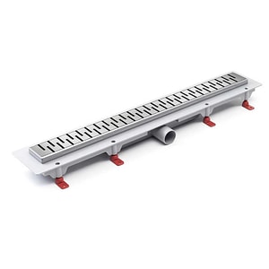 Rigola dus cu gratar din otel inoxidabil MCH 2, 75 cm