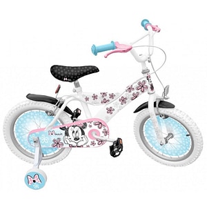 Bicicleta Stamp Mash-Up Minnie, roata 16", 1 viteza, multicolor