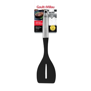 Spatula plastic anti zgarieturi maner inox Gault&Millau, 33 cm, negru 