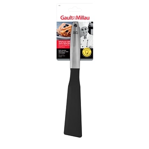 Spatula clatite plastic anti zgarieturi maner inox Gault&Millau, 33 cm , negru