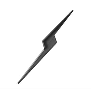 Maner mobila negru mat Abiate 300 mm (30cm), din aluminiu, suruburi pentru montaj incluse