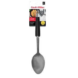 Lingura servire inox cu maner ergonomic plastic Gault&Millau, 30 cm, negru