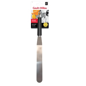 Spatula patiserie inox curbata maner ergonomic Gault&Millau, 37 cm, negru