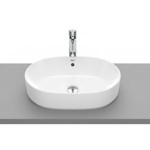 Lavoar Pe Blat Roca Gap, Ceramica, Alb, 55x39x13 cm