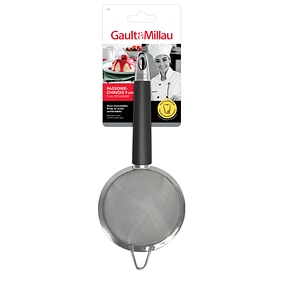 Strecuratoare inox cu maner ergonomic Gault&Millau, 10 cm, negru