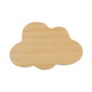 Maner mobila model norisor lemn natur, 6x4cm, surub de montaj inclus