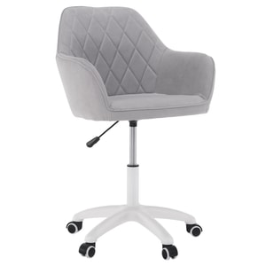 Scaun de birou, cu roti, inaltime reglabila, gri, 60x62x85-100cm, Bortis