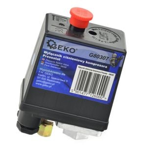 Presostat comutator unidirectional pentru compresor de aer Geko, 220V
