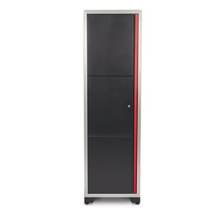 Dulap HBM, fiset metalic, cu 1 usa si 5 polite pentru atelier service