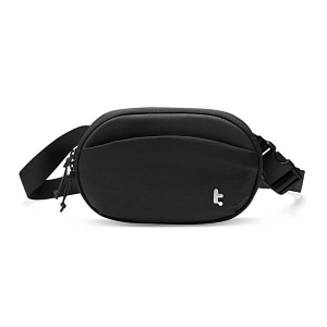 Borseta sport cu fermoar Tomtoc, ajustabila, Unisex, T32, Negru