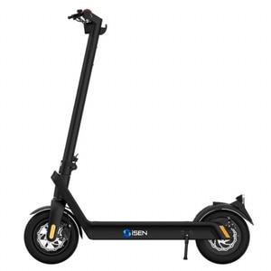 Trotineta electrica pliabila iSEN X9 Pro Max 2023 Negru, BT, 10 inch, 1100W, autonomie maxima 100km,pana la 40km/h, baterie detasabila