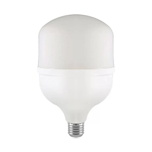 Bec LED V-TAC, 60W, T160, lumina rece, E27+ adaptor E40