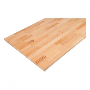 Blat din lemn VALKENPOWER, masiv de fag, pentru mobilier service, 75 x 75 x 3 cm