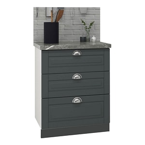 Mobilier bucatarie inferior MDF, Seria Square, 60x50x78cm, Antracit