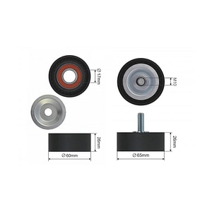 Rola ghidaj curea transmisie NTY, pentru BMW Seria 1 2004- E81, E87 11287810807