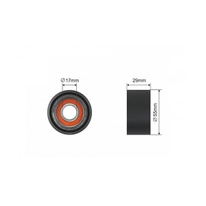 Rola ghidaj curea transmisie NTY, pentru BMW Seria 5 2001-2010 E60 11287800333