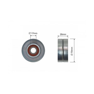 Rola ghidaj curea transmisie NTY, pentru Chrysler Voyager 4 2000-2008 RG 04861630AA