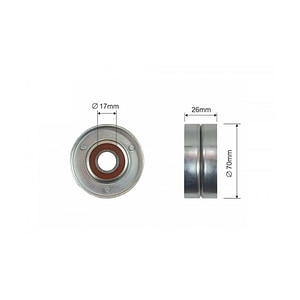 Rola ghidaj curea transmisie NTY, pentru Chevrolet Tacuma 2000-2008 25190645