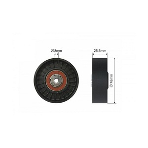 Rola ghidaj curea transmisie NTY, pentru Volkswagen Golf 2 1983-1992 19E,1G1 028145278A
