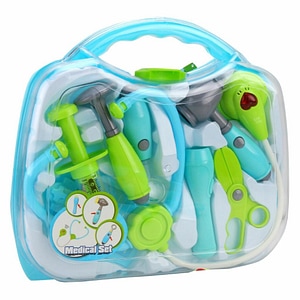 Jucarie trusa doctor Tegole, In cutie, 8x30x27 cm , 36 luni+, Verde