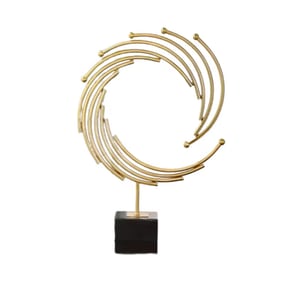 Decoratiune de masa, metalica, Omnia, 42x12x65cm
