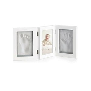 Kit rama foto Jane, Cu mulaj amprenta manuta si piciorus, White