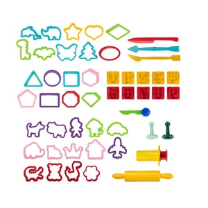 Set Genio Kids, 50 de ustensile de bucatarie pentru modelat