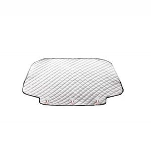 Husa de protectie pentru parbriz Yinzou, folie de aluminiu/PEVA, alb/negru, 192 x 126 cm