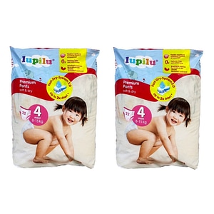 Scutece chilotel Lupilu Premium Pants Soft & Dry, 8-15 Kg, Marimea 4, 44 de bucati