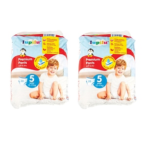 Scutece chilotel Lupilu Premium Pants Soft & Dry, 12-17 Kg, Marimea 5, 40 de bucati