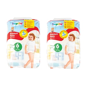 Scutece chilotel Lupilu Premium Pants Soft & Dry, 15+ Kg, Marimea 6 XL, 36 de bucati