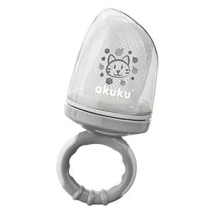 Dispozitiv de hranire Akuku, Food Feeder, Model pisica, Cu capac, 6 luni+, Gri