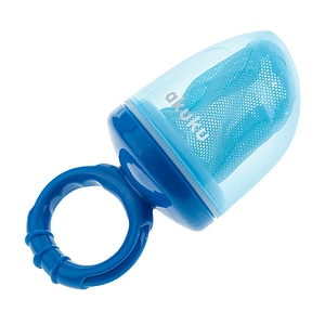 Dispozitiv de hranire Akuku, Fresh Feeder, Cu capac, 6 luni+, Albastru