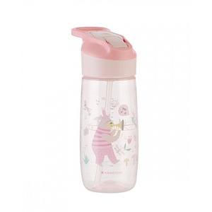 Cana KikkaBoo, Music Fest, Cu duza din silicon, Capacitate 450 ml, Pink