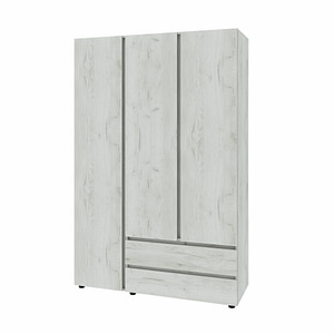 Dulap Light ShL 3 Everest, 137 cm x 52 cm x 208 cm, Gri